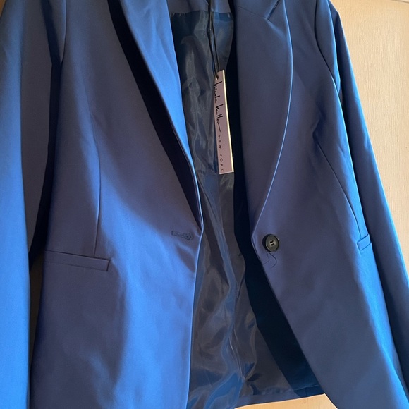 SELLING NICOLE MILLER BLAZER SIZE  S COLOR ROYAL BLUE BNWT - Picture 10 of 14
